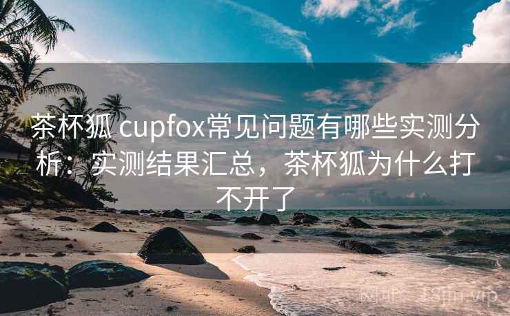 茶杯狐 cupfox常见问题有哪些实测分析：实测结果汇总，茶杯狐为什么打不开了