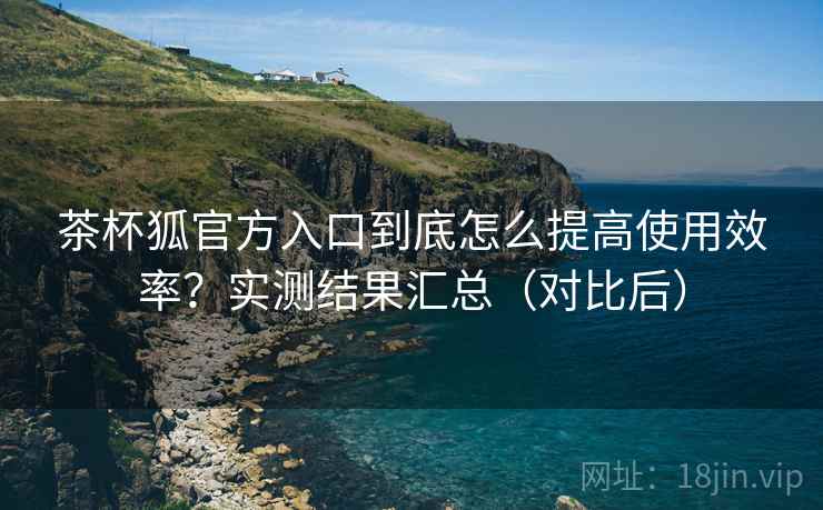 茶杯狐官方入口到底怎么提高使用效率？实测结果汇总（对比后）
