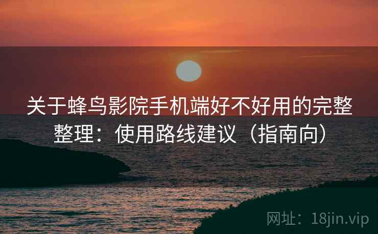 关于蜂鸟影院手机端好不好用的完整整理:使用路线建议(指南向) 关于蜂鸟影院手机端好不好用的完整整理:使用路线建议(指南向)